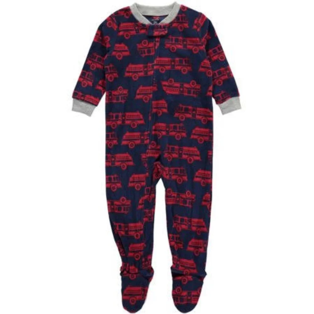 Carter's Baby Boys Firetruck Fleet Footed Pajama